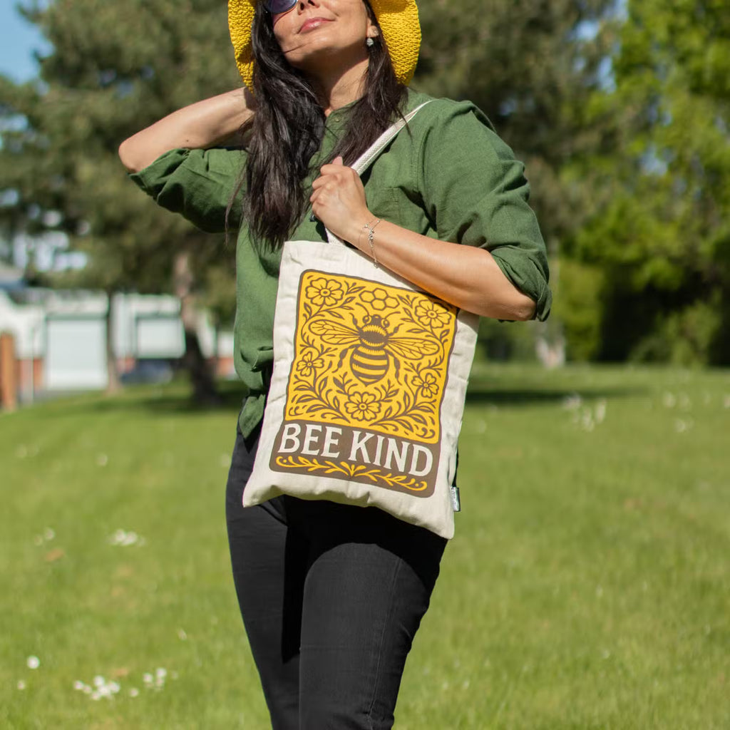 Tote bag din bumbac - Bee kind