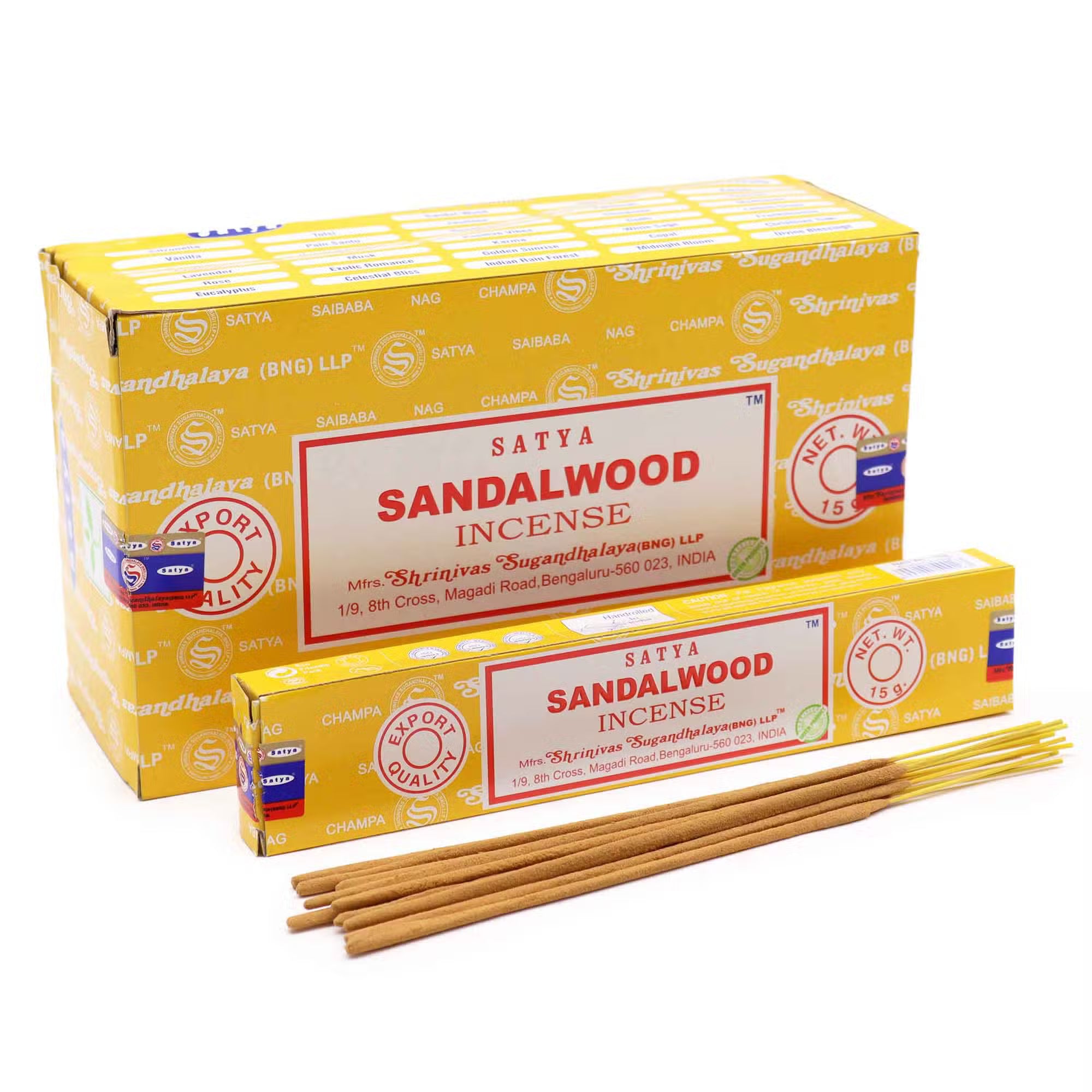 Bețișoare Parfumate Satya – Sandalwood