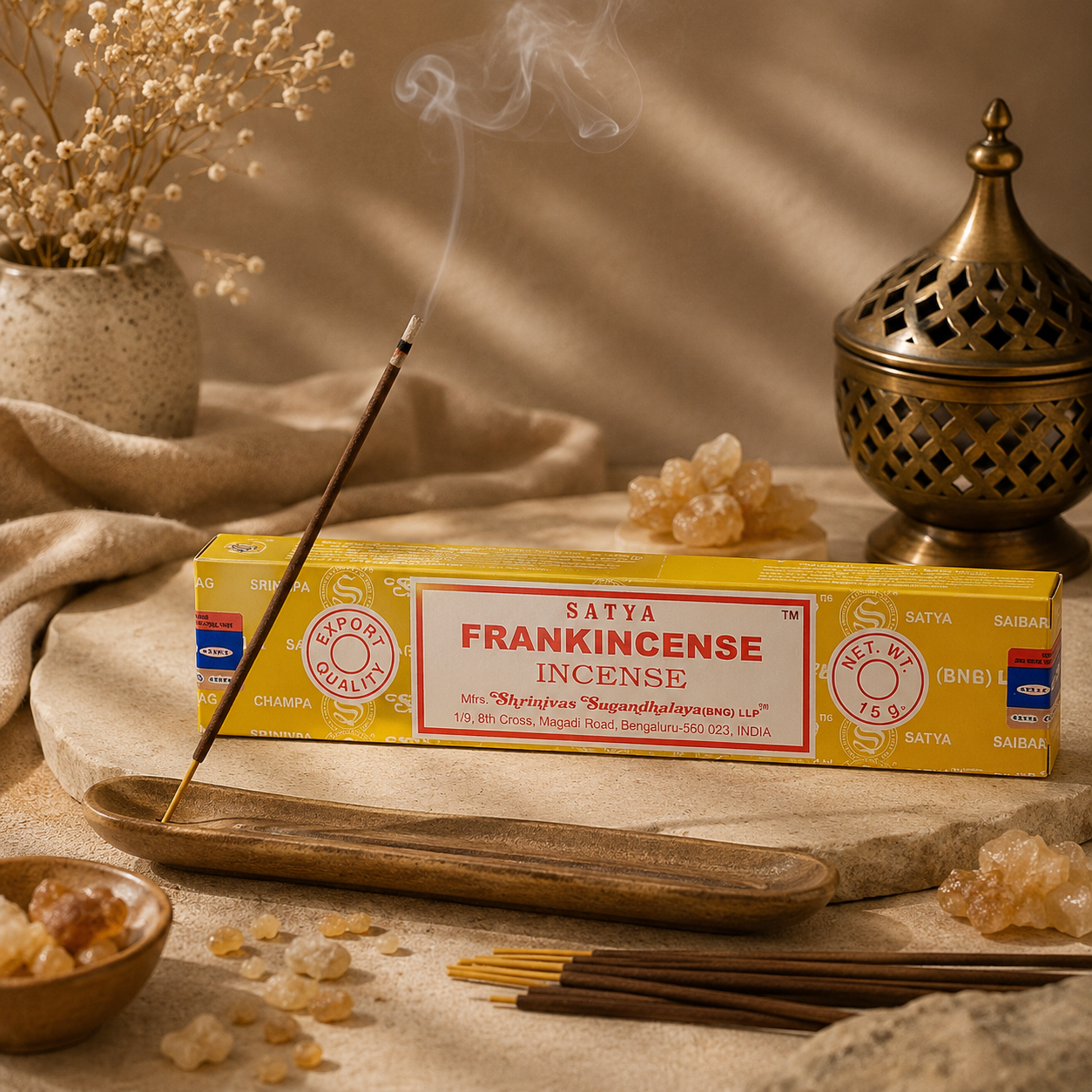 Bețișoare parfumate Satya - Frankincence