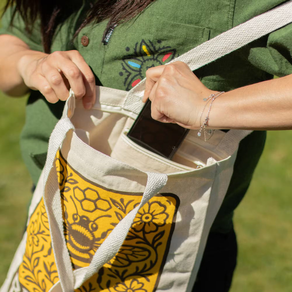 Tote bag din bumbac - Bee kind